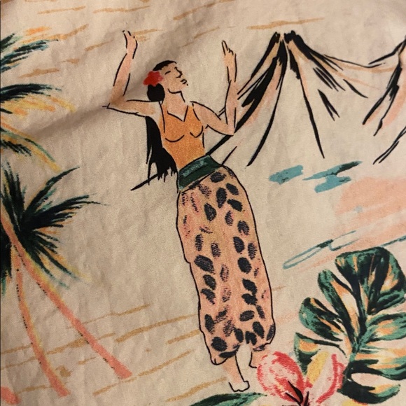 Classic Prep Rowayton, Ct Colorful Summer  Hula Hawaii print Dress size 5 - Picture 8 of 10